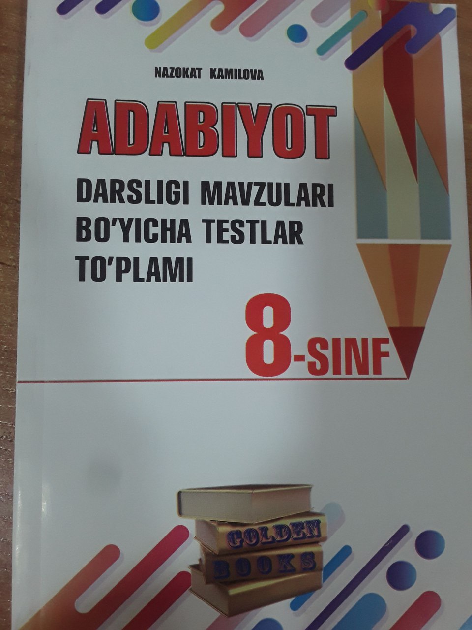 Adabiyot darsligi mavzulari bo'yicha testlar to'plami (8-sinf)