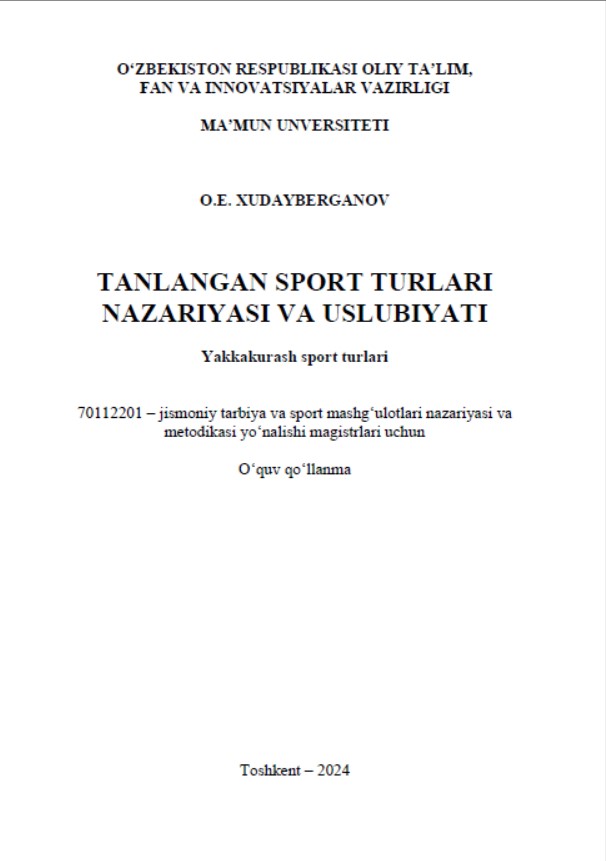 Tanlangan sport turlari nazariyasi va uslubiyati