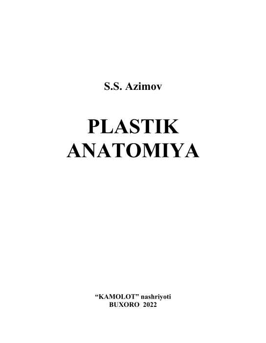 PLASTIK  ANATOMIYA