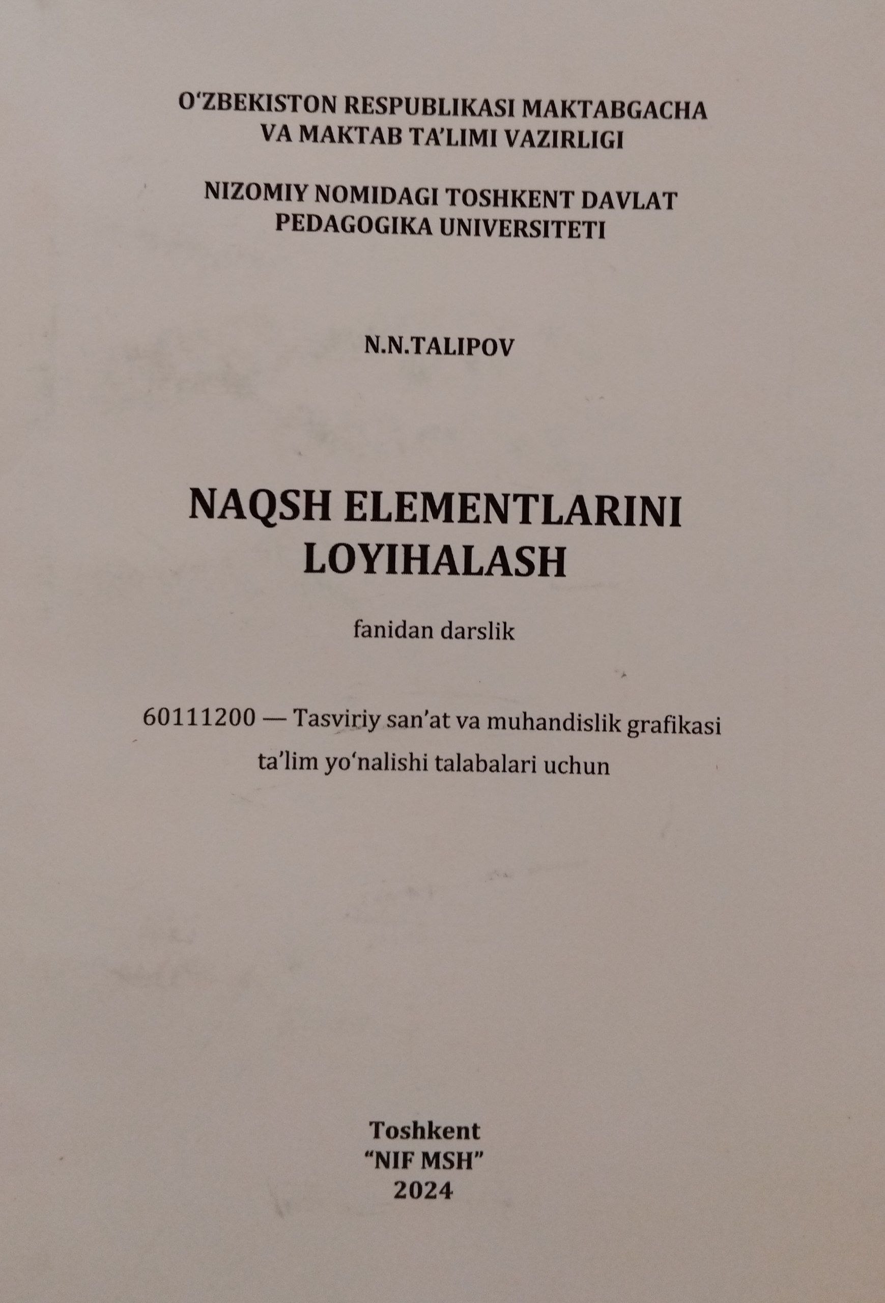 Naqsh elementlarini loyihalash