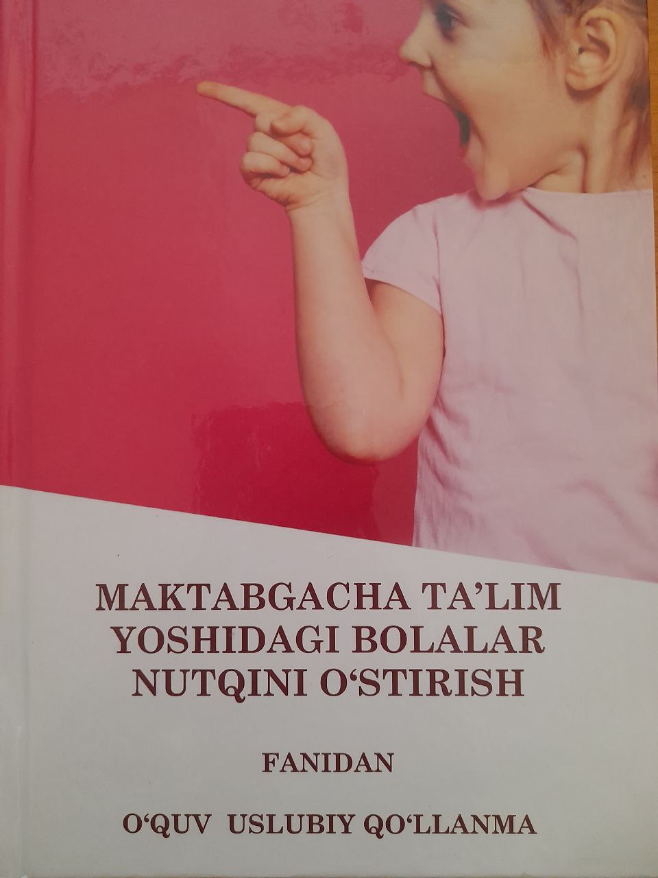 Maktabgacha ta'lim yoshidagi bolalar nutqini o'stirish