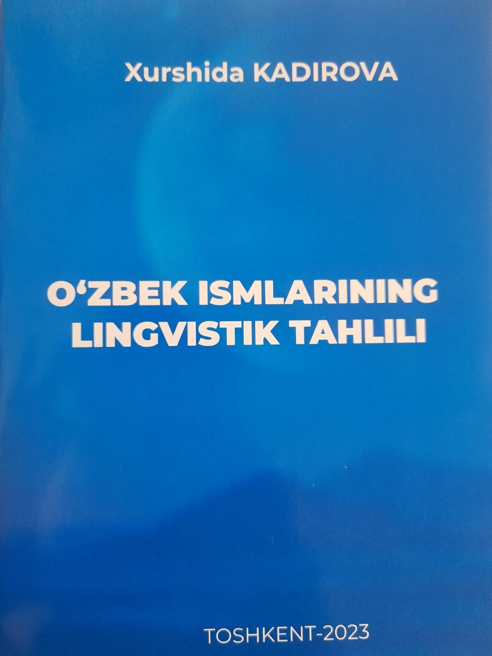 O'zbek ismlarining lingvistik tahlili