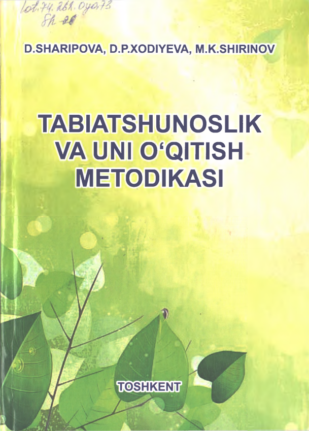 Tabiatshunoslik va uni o'qitish metodikasi