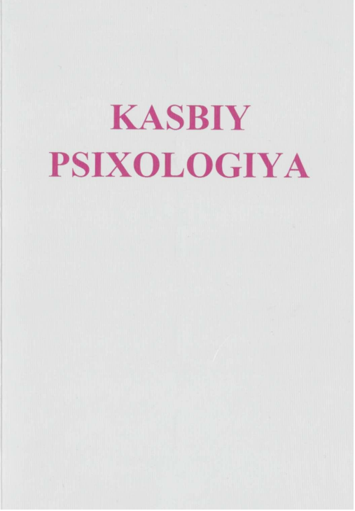 Kasbiy psixologiya