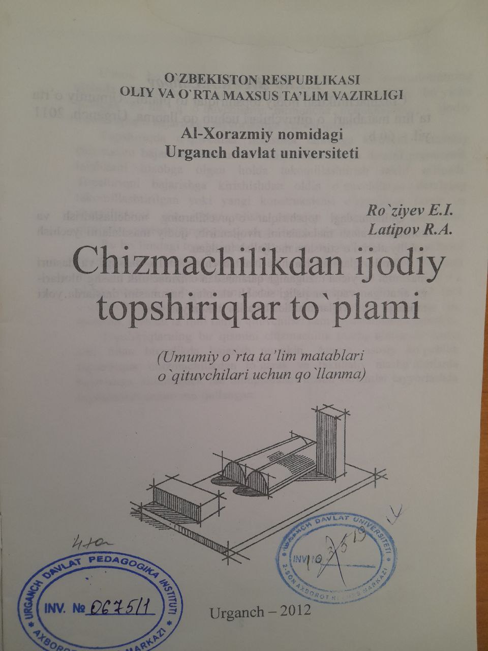 Chizmachilikdan ijodiy topshiriqlar