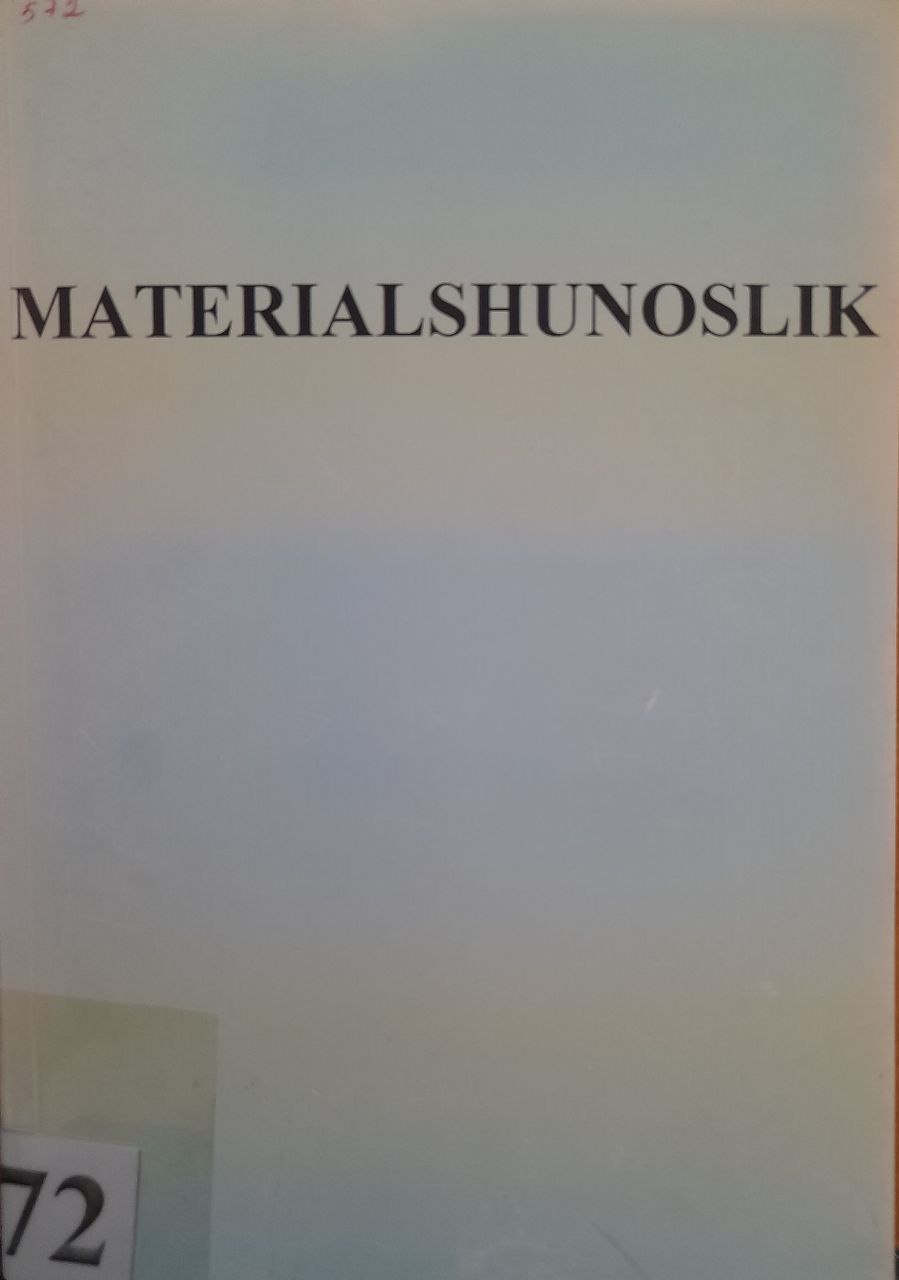 Materialshunoslik