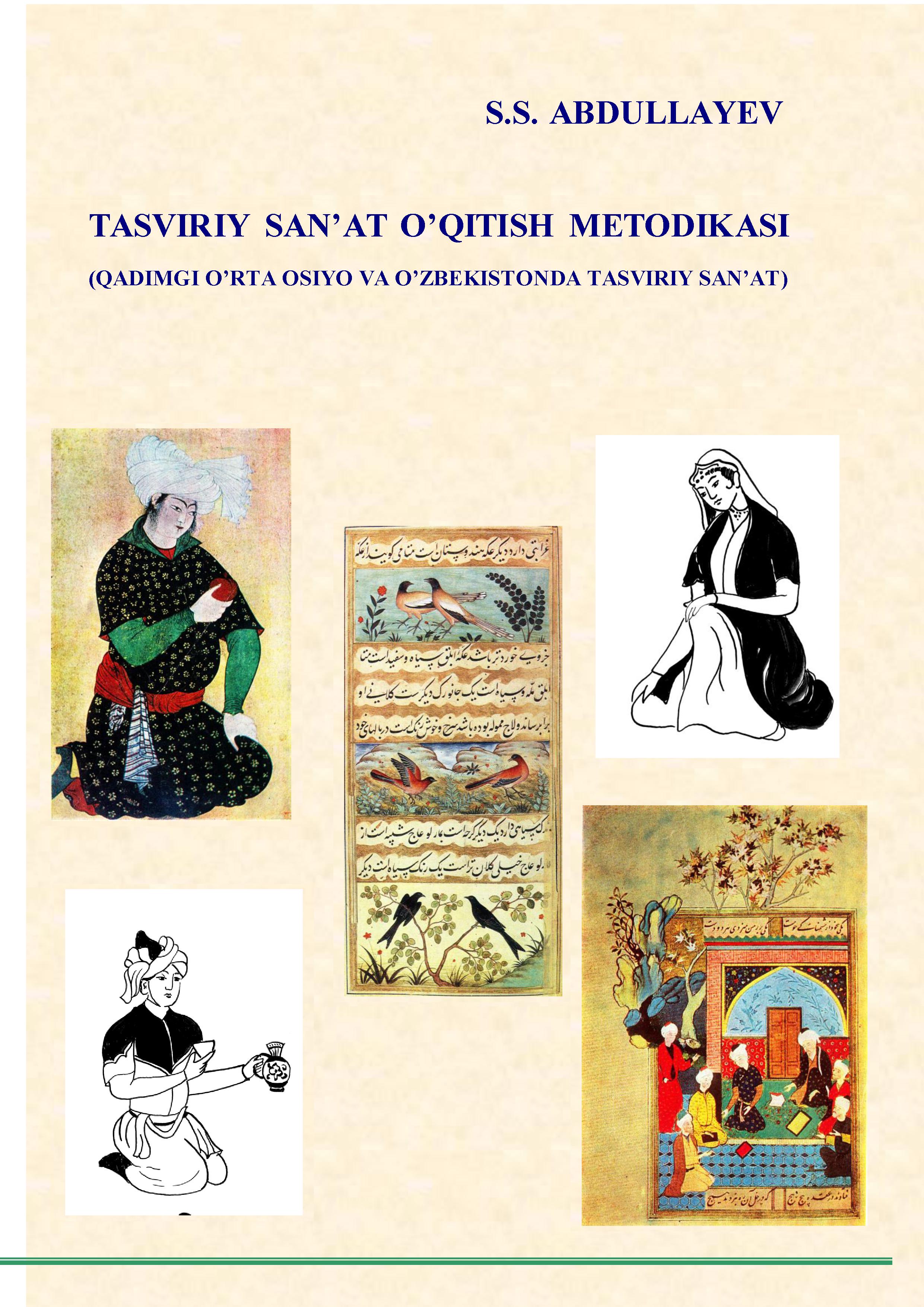 Tasviriy san'at o'qitish o'qitish metodikasi(Qdimgi O'rta Osiyo va O'zbekiston tasviriy san'ati)