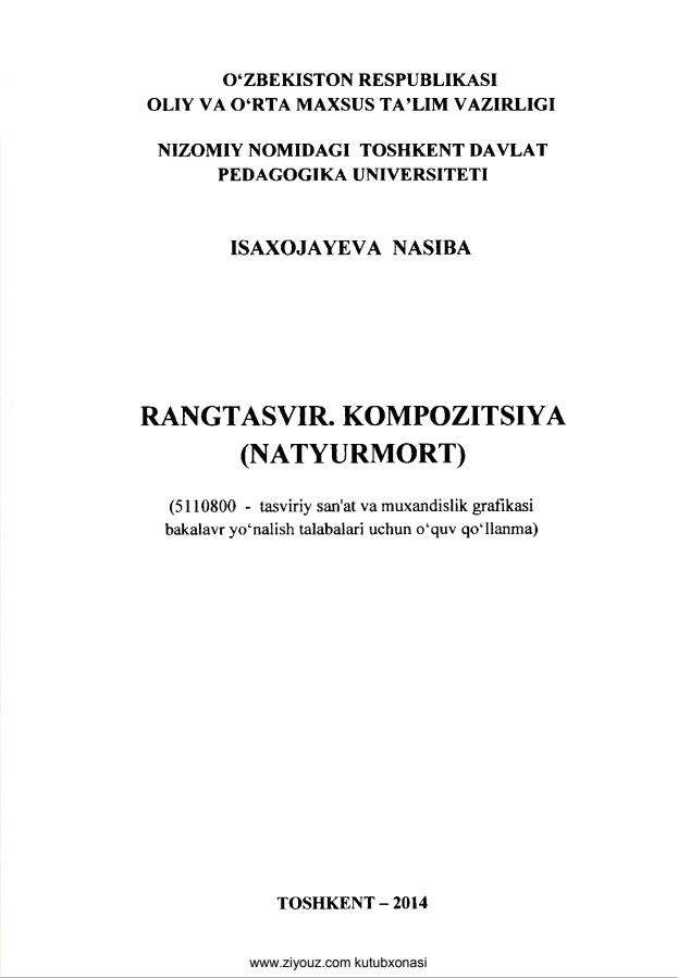 Rangtasvir. Kompozitsiya (natyurmort)