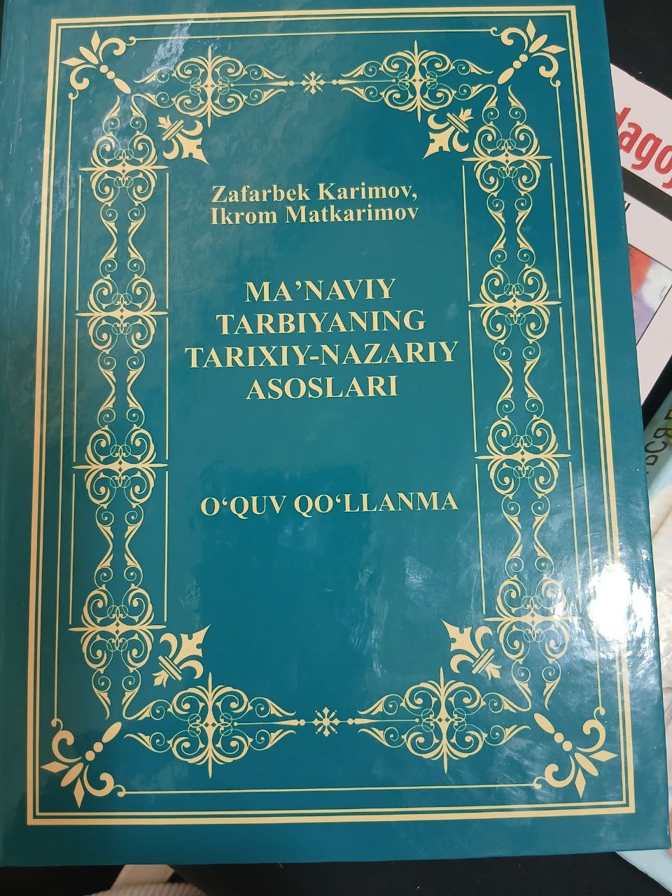 Ma'naviy Tarbiyaning Tarixiy-Nazariy Asoslari