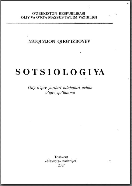 Sotsiologiya
