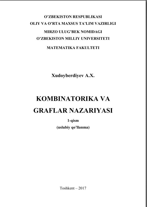 Kombinatorika va graflar nazariyasi