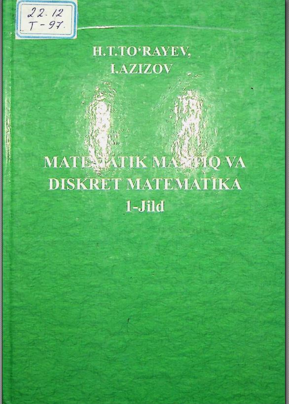 Matematik mantiq va diskret matematika.