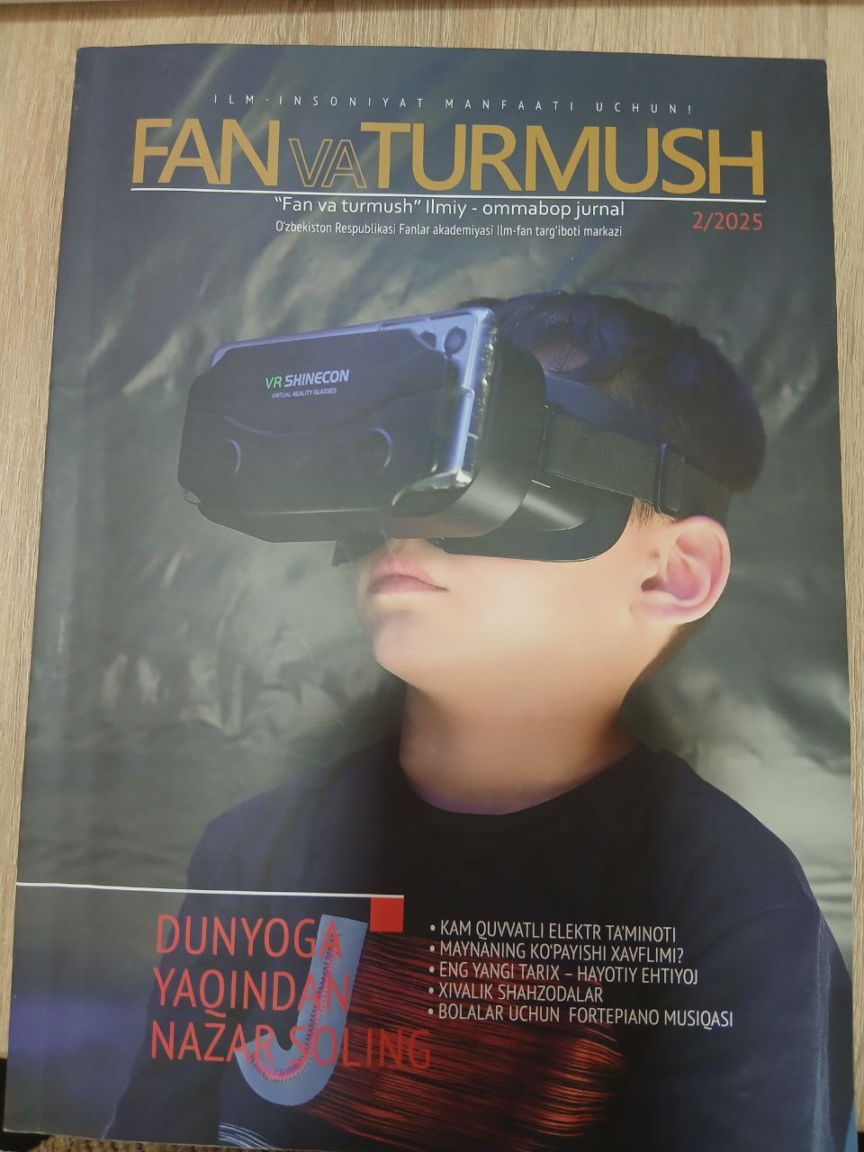 Fan va turmush .Ilmiy -ommabop jurnal.