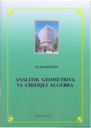 Analitik geometriya va chiziqli algebra