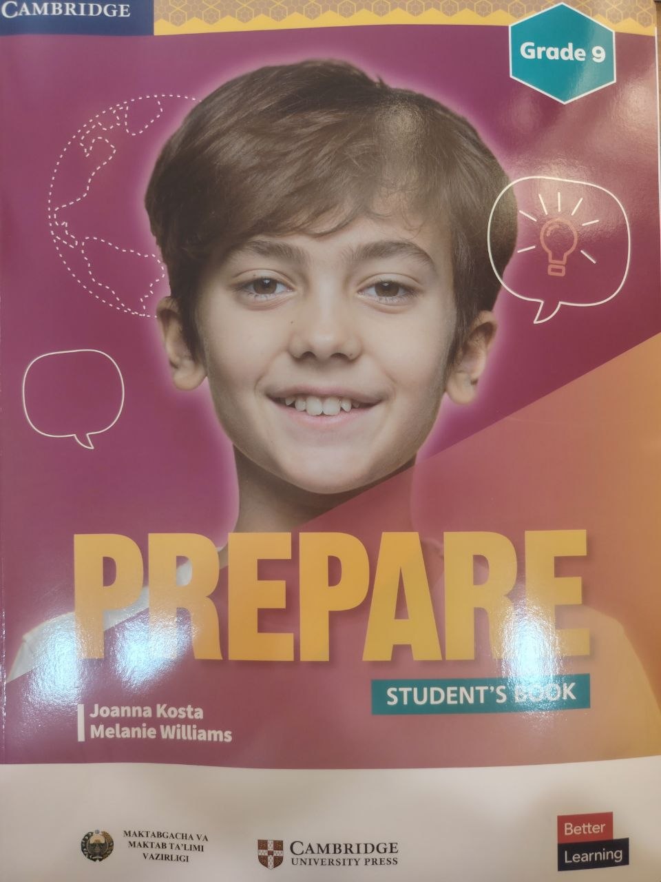 Prepare student's book (Grade 9)