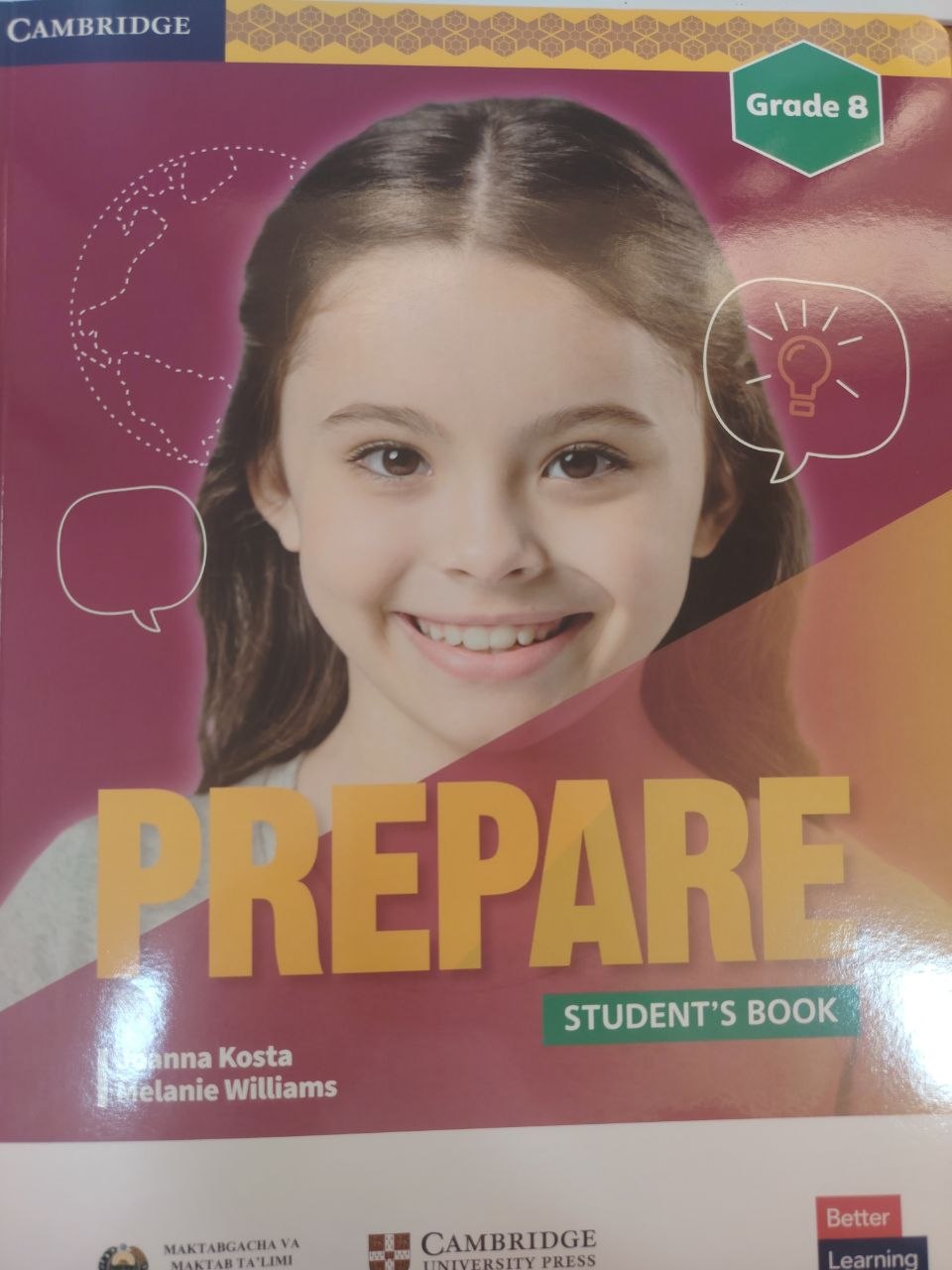 Prepare student's book (Grade 8)