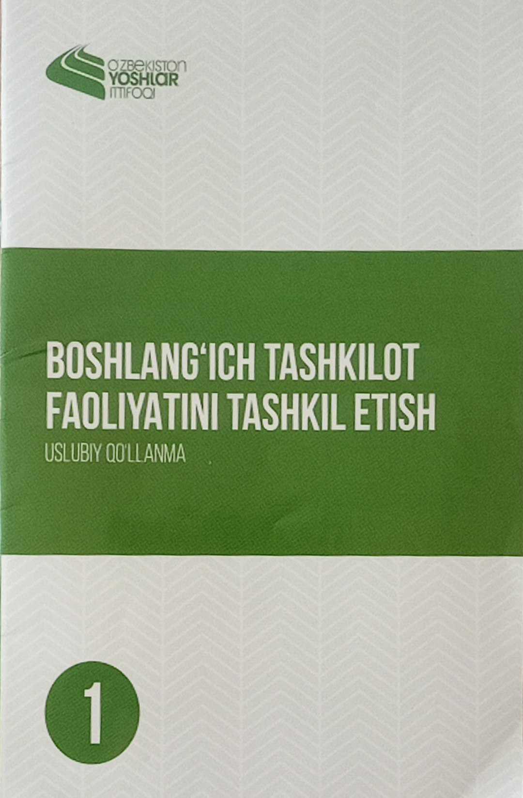 Boshlang'ich tashkilot faoliyatini tashkil etish 1
