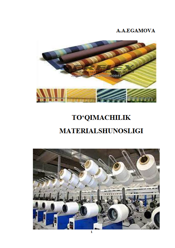 TO‘QIMACHILIK MATERIALSHUNOSLIGI