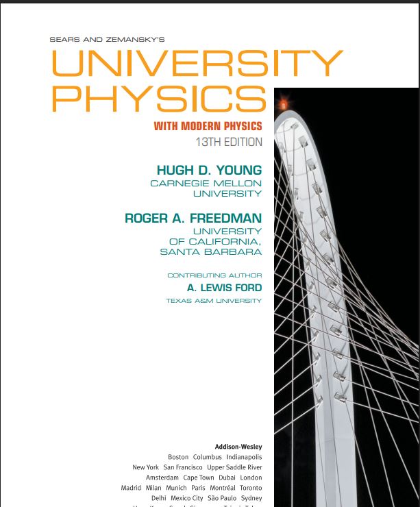 University Physics with Modern Physics.