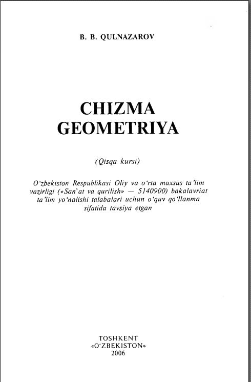 CHIZMA     GEOMETRIYA
