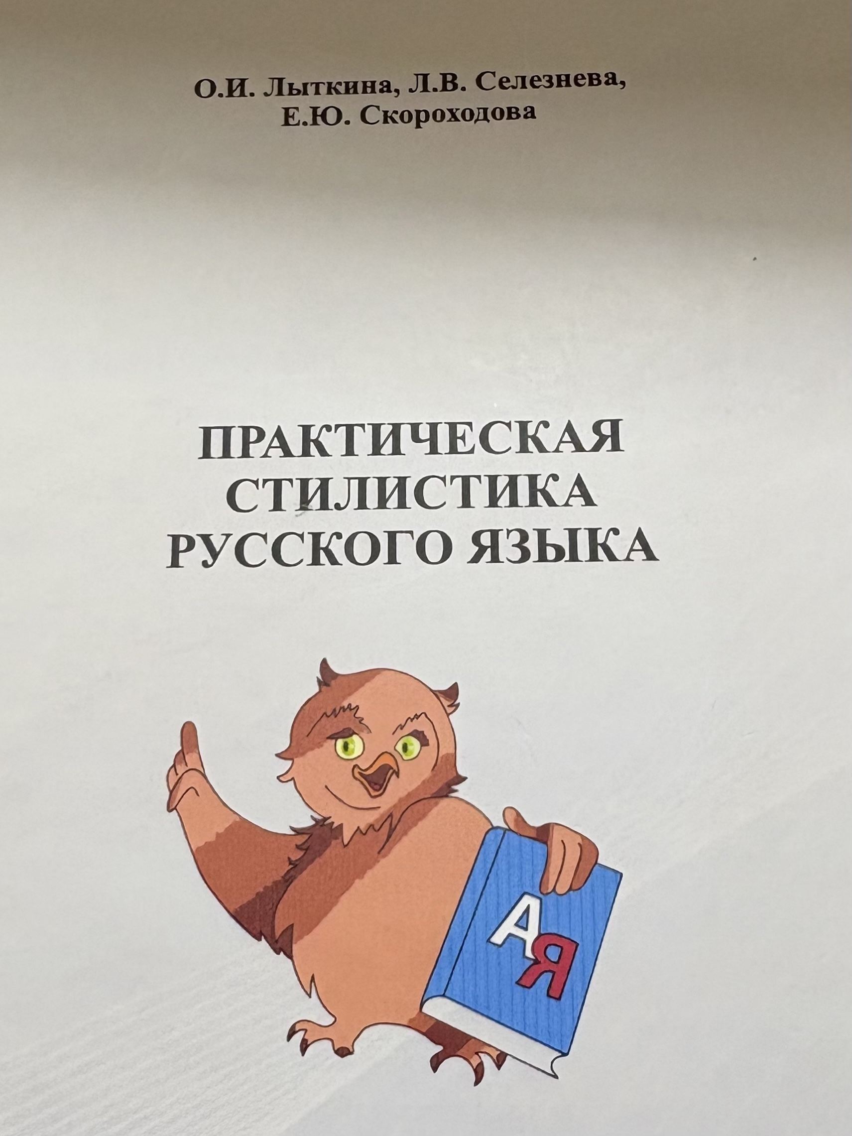 Практическая стилистика русского языка