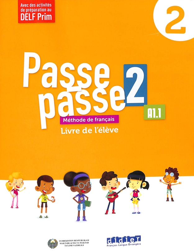 Passe passe Methode de francais 2-sinf (fransuz tili)