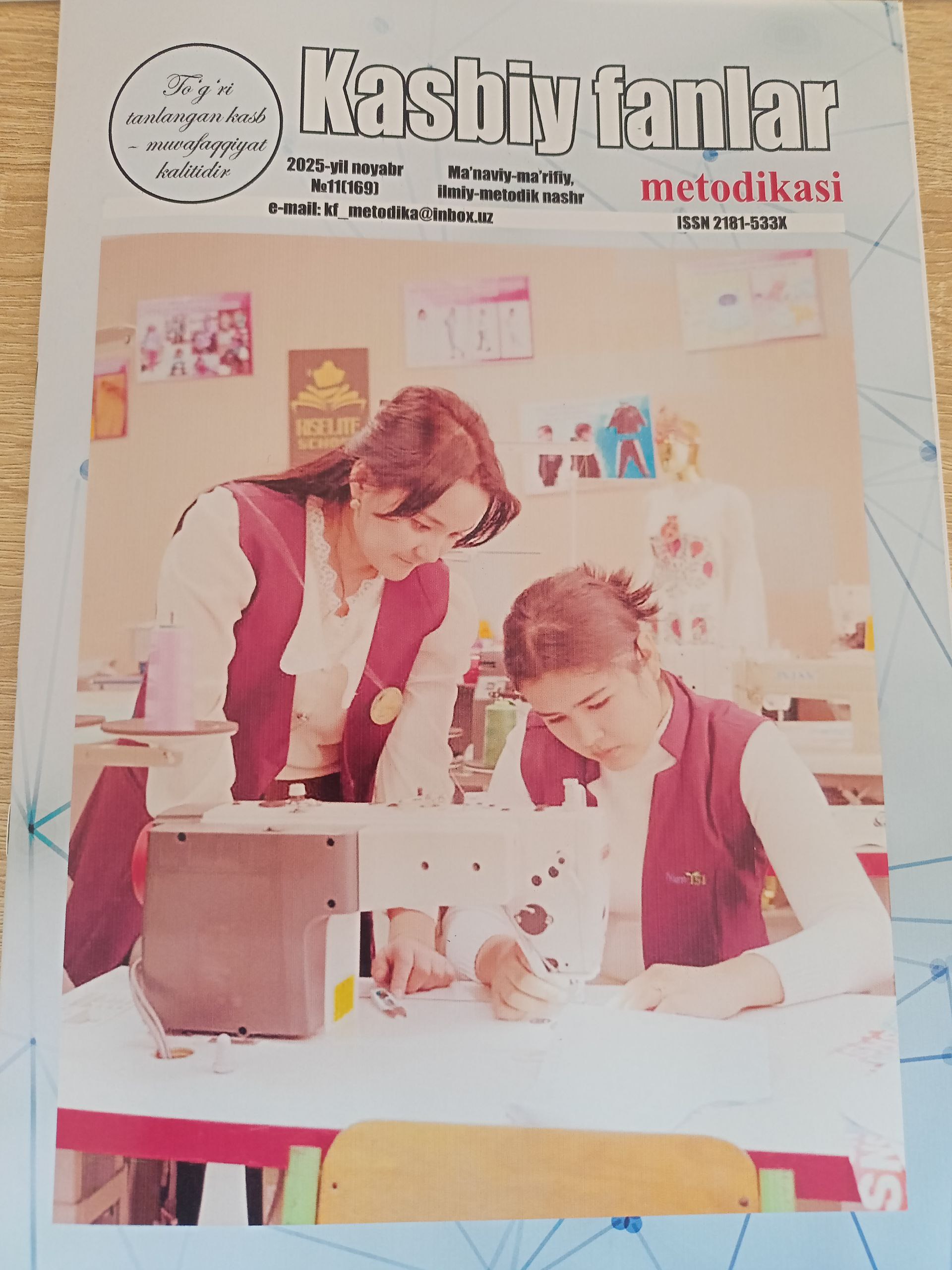 Kasbiy fanlar metodikasi